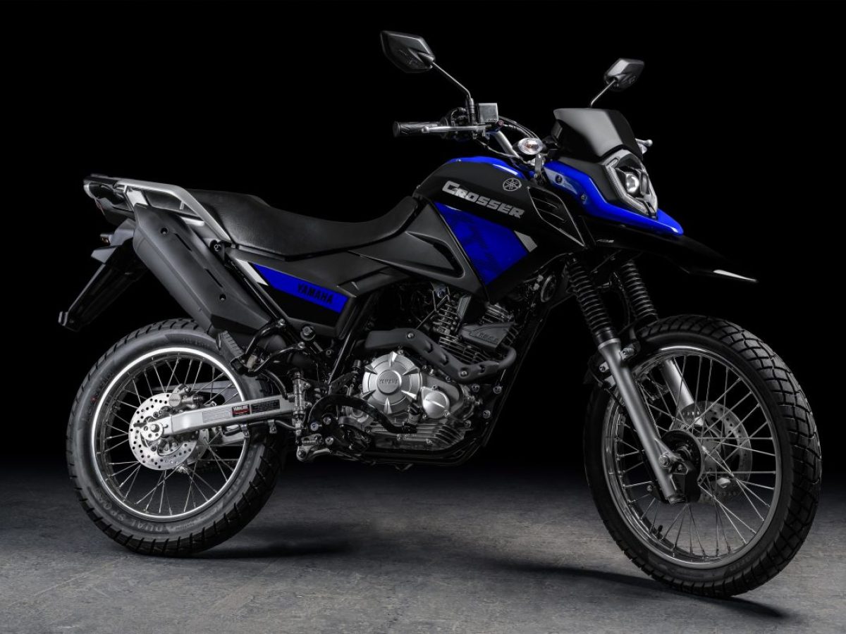 Yamaha XTZ 150 Crosser S ABS BlueFlex 2023 Preta, KM Motos