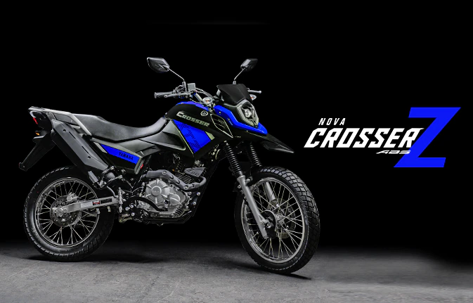 Yamaha XTZ 150 Crosser S ABS BlueFlex 2023 Preta, KM Motos