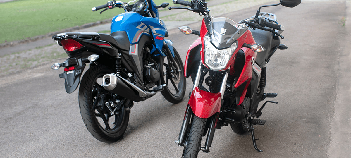 Foto de exemplos de motos preferidas pelos entregadores em 2024
