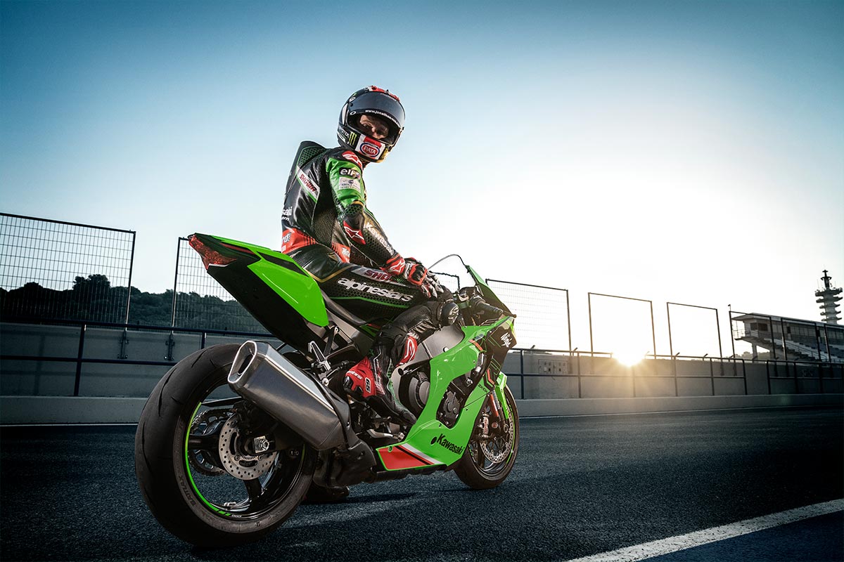 Foto da Kawasaki, uma das motos mais rápidas do mundo em 2024