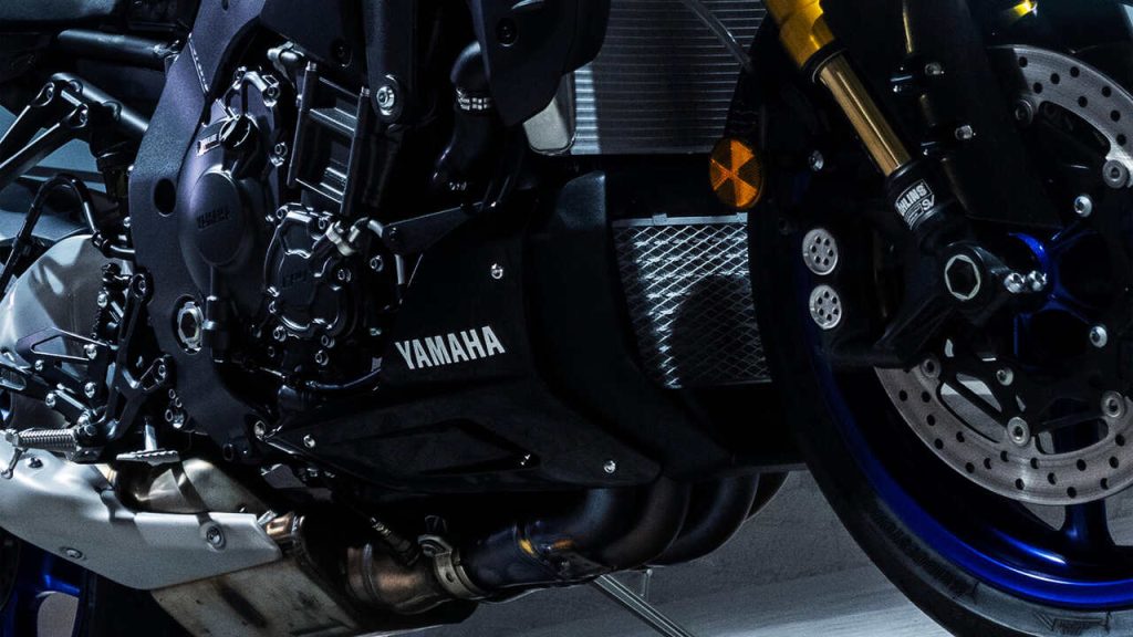 Foto do motor da Yamaha MT-10 2024