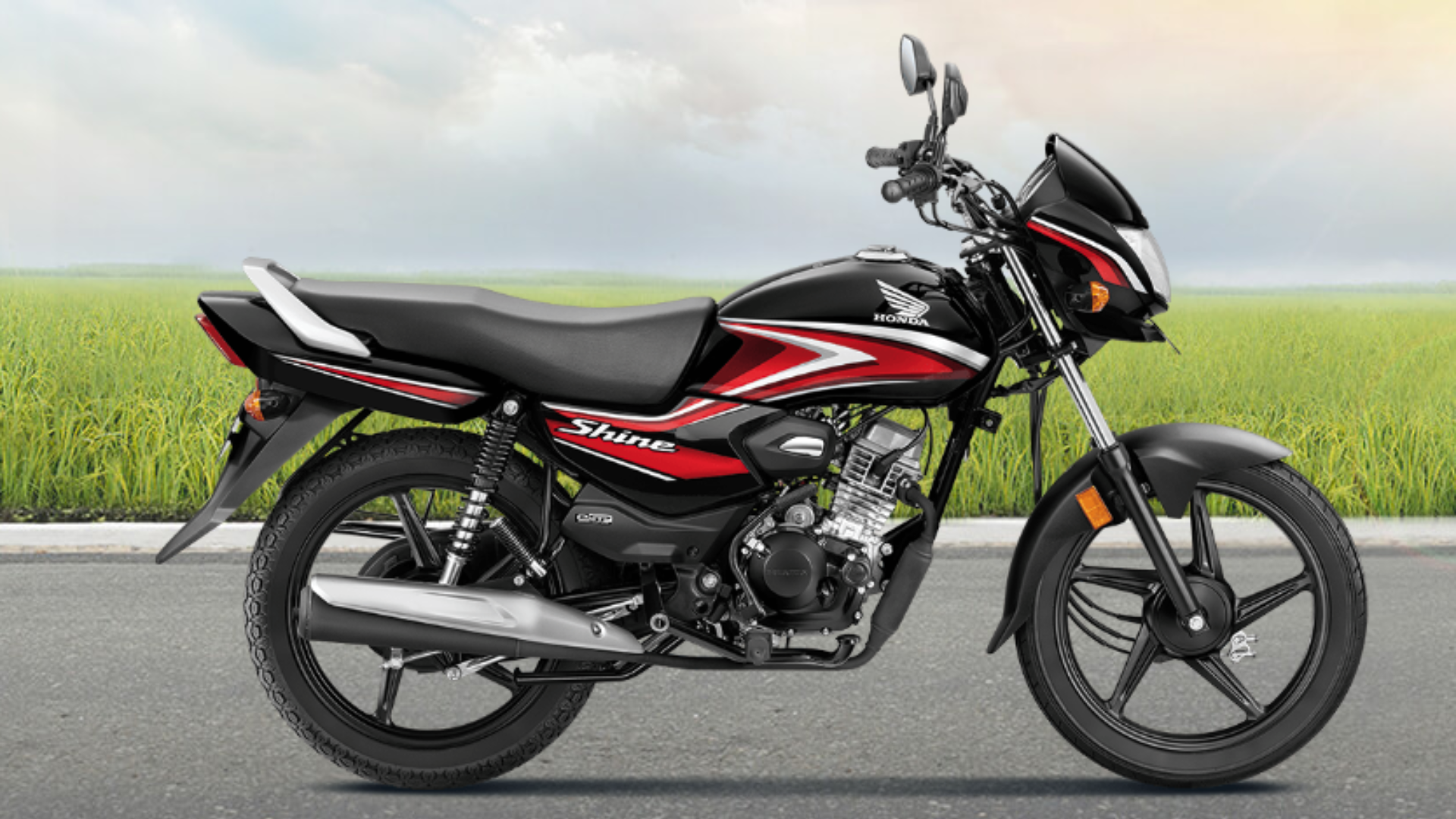 Honda Shine 100 vermelha