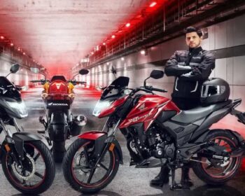 Novo modelo de Honda XBlade 160 vermelho