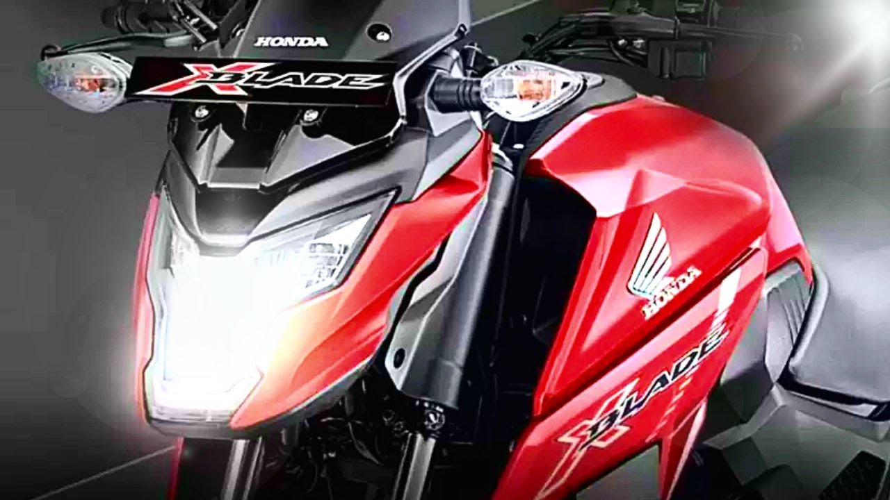 Farol da nova Honda XBlade 160 vermelha