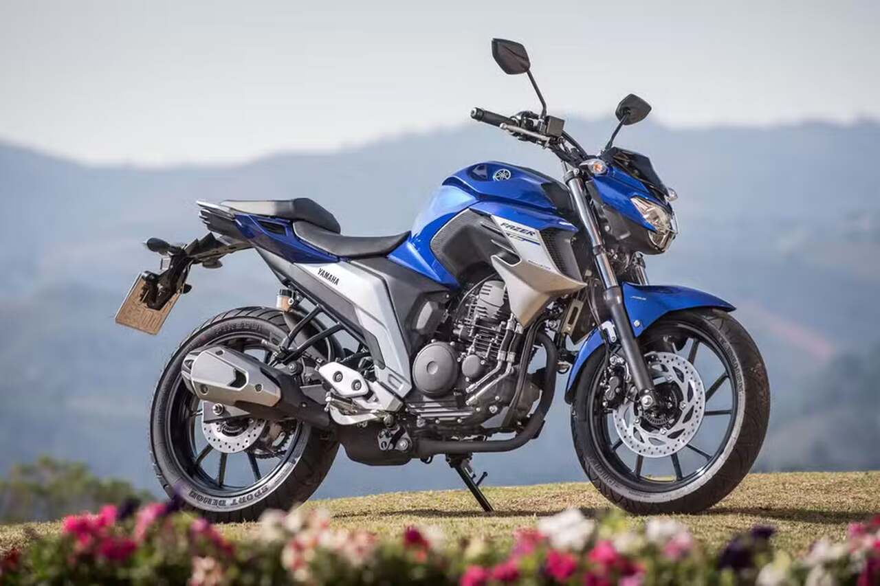 Yamaha Fazer: mais vendida em agosto