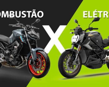 Comparativo de motos elétrica e a combustível