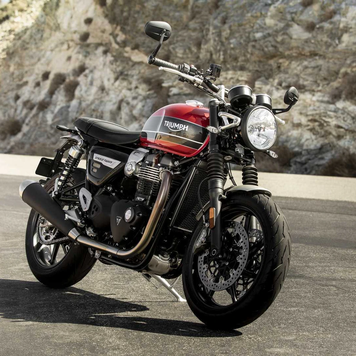 Lançamento e divulgação das mudanças da nova Triumph Speed Twin 1200 cc