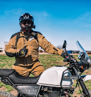 Treino de trilha com nova Royal Enfield Big Himalayan